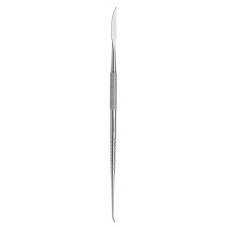 Coricama Italy LECRON 160mm - Tip Style: Curved - Handle: Round Serrated Grip -  Double Ended - Stainless Steel Wax and Modelling Instrument REF: 815220 - 1pc